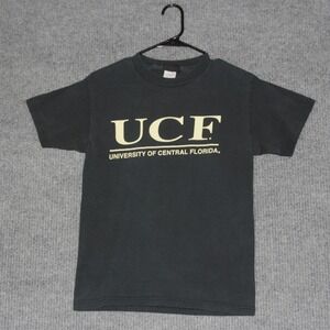 UCF‎ Knights University of Central Florida T Shirt Mens Small Black Yikes